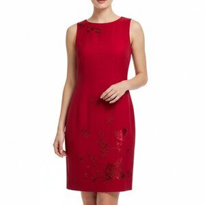 MOSCHINO CHEAP AND CHIC Red Sleeveless Mini Dress, US6/IT40